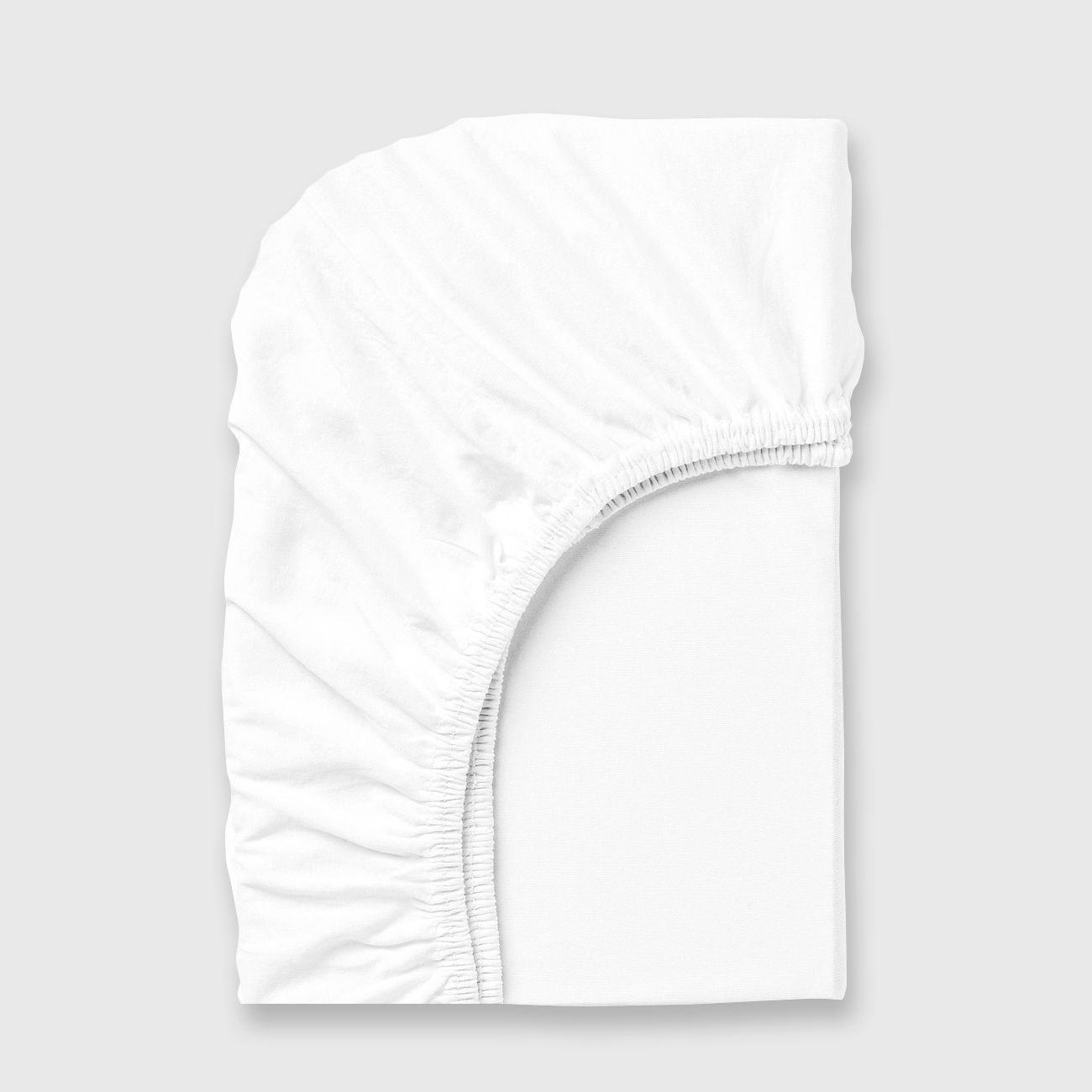 Чаршаф с ластик БЯЛ, 140/200/25 см, памучен ранфорс 1 Чаршаф с ластик БЯЛ, 140/200/25 см, памучен ранфорс